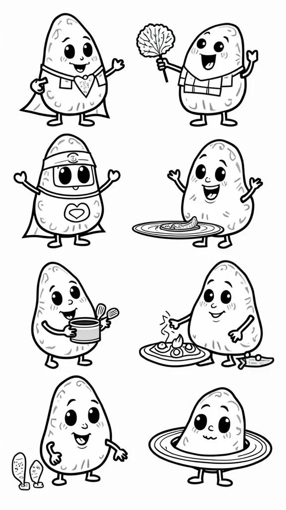 potato coloring pages